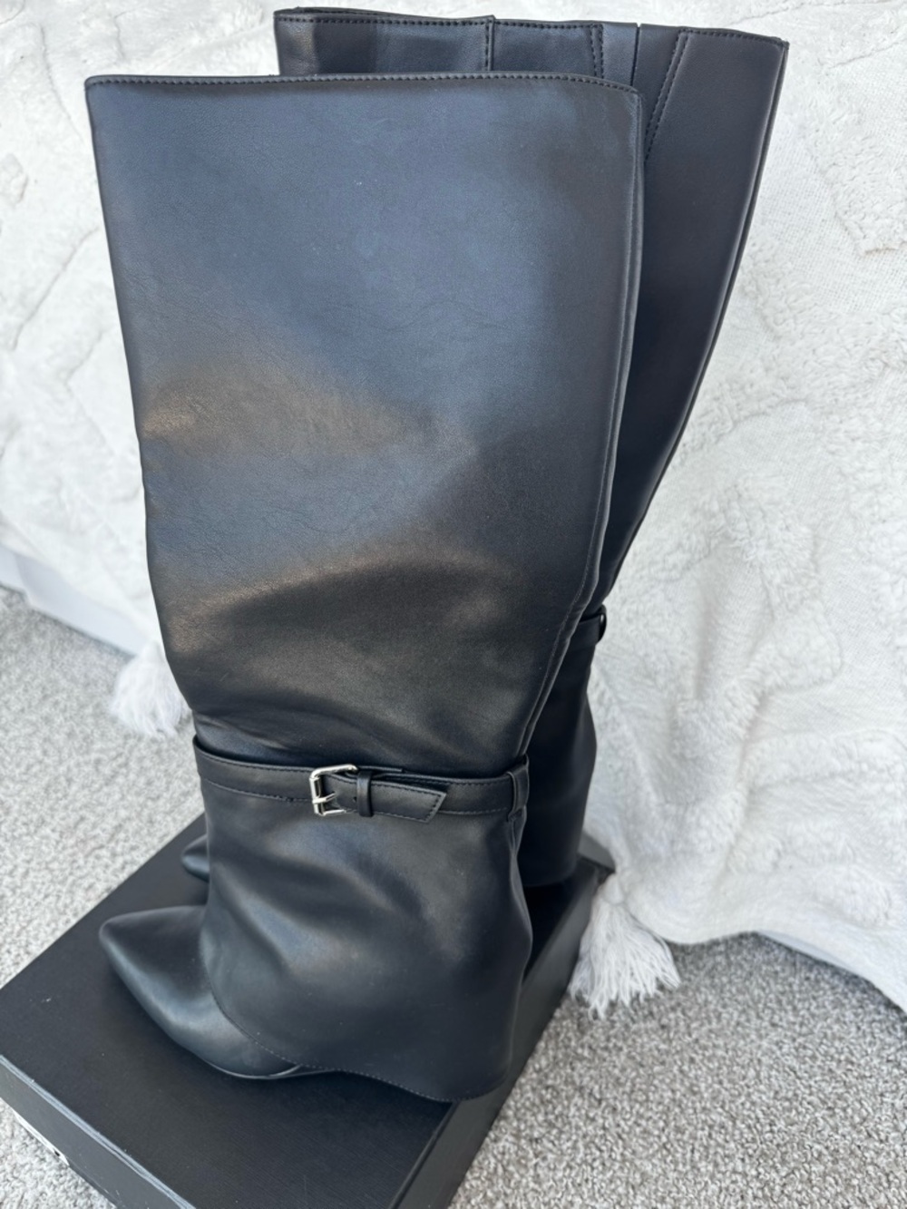 Wedge Knee-High Boot